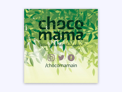 Chocomama Vine branding chocolate chocomama design label logo product product design sticker vector vines