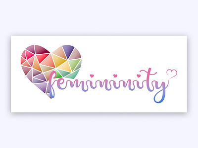 Femininity design femininity graphic graphic design logo logo design typography vector web design