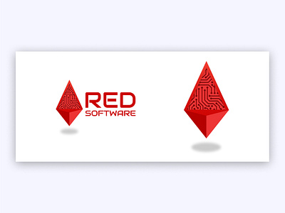 Red Software design graphic graphic design logo logo design red software typography vector web design