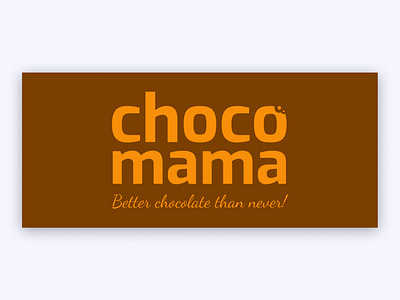 Chocomama branding chocolate design graphic design logo logo design typography vector