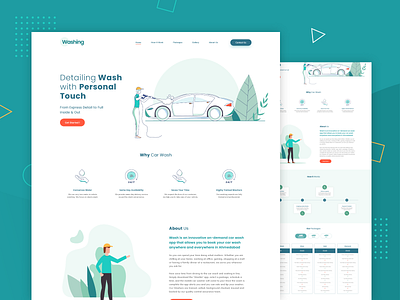 Car Wash Landing Page