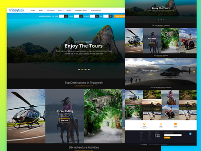 Travel Holiday Package Landing Page