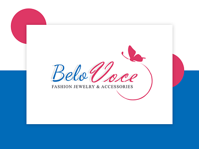 belovoce fashion jewellery logo branding design icon illustration logo ui vector web