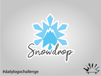 Daily Logo Challenge - Day 08 - Ski mountain branding cute dailylogochallenge design illustration kombinujez logo logo design projektujez ski skiing slope snow snowboard snowboarding snowflake vector