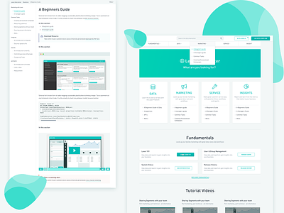 Documentation UI and UX design template