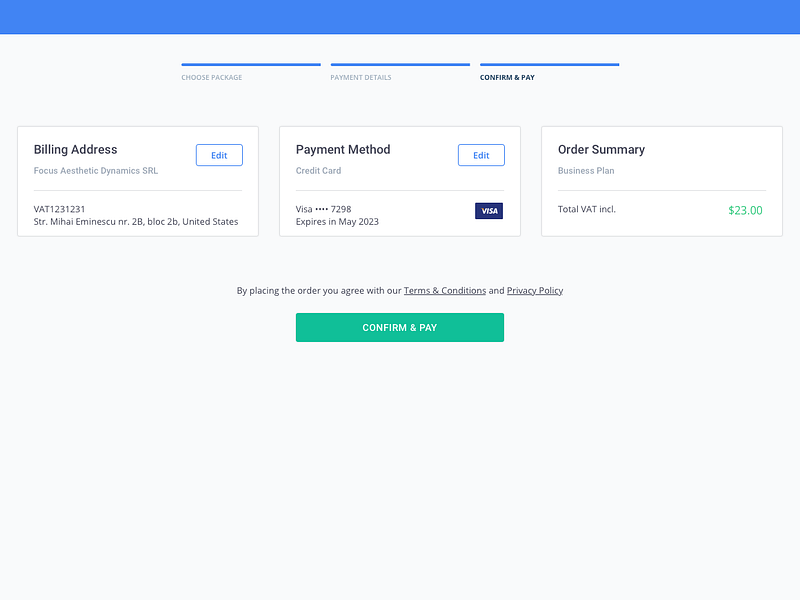 UX Subscription Payment User Flow by Adrian Stefan on Dribbble