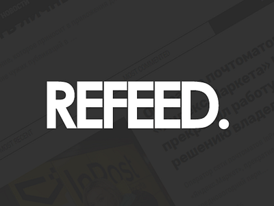 REFEED. brand branding design logo logotype