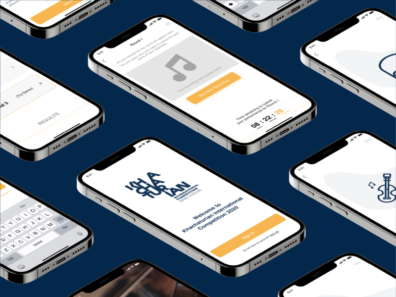 Khachaturian International Competition by Codics on Dribbble