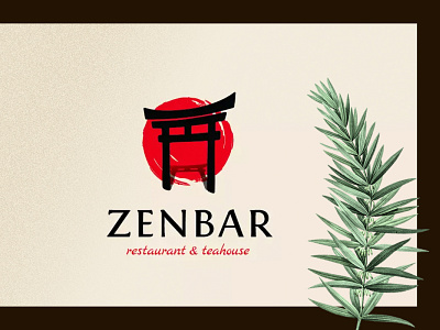 Japan Restaurant Logo asian design japan japanese logo restaurant tea teahouse template