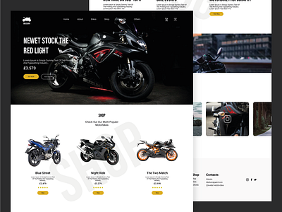 Bike E-commerce Website design