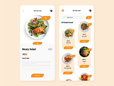 Restaurant App UI Design by Jason Manning on Dribbble