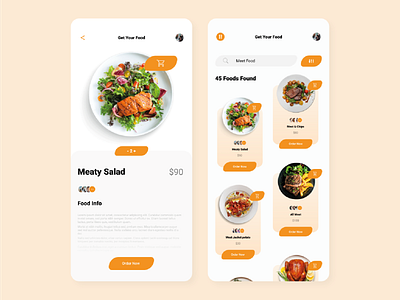 Restaurant App UI Design