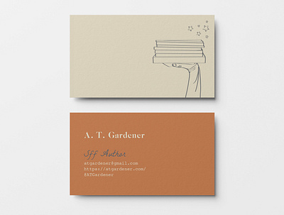 SFF writer business card business card print print design writer