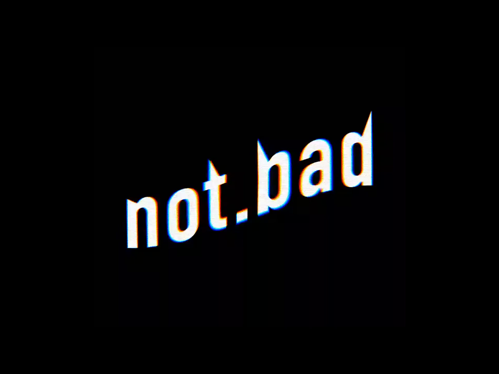 Not.bad Logo by Paulo Ferreira on Dribbble