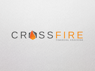 Crossfire Financial Coaching Logo adobe illustrator graphic design logo logo design