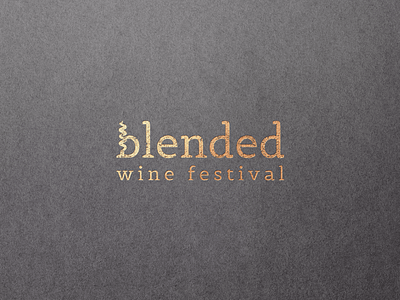 Blended Wine Festival Logo