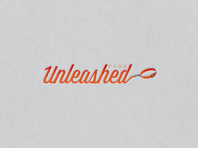 Unleashed Park Logo adobe illustrator branding graphic design logo logo design typography vector