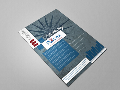 Places One Pager adobe illustrator branding flyer design graphic design one pager startup