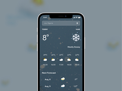 Weather App android app design application creative design dribbble ui ux weather app