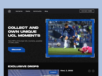 Nft website for Champions League collectables