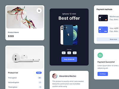 Ecommerce Cards - Free UI Components for Figma cards clean clear e commerce ecommerce ecommerce app ecommerce components elegant figma freebie minimal shop transparent ui components uidesign