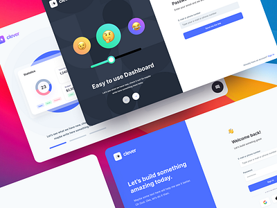 Login Screens from Clever UI Kit