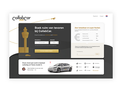 CollabCar Bookingsite for carsharing booking booking system carsharing uidesign ux uxresearch