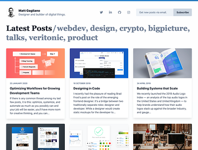 Blog Design blog design portfolio website