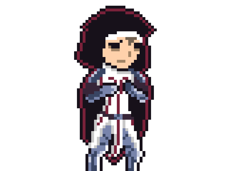 Nun Nervous animation sprite