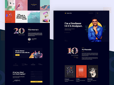 Benjamin Collins - UI/UX Designer Portfolio black branding creative creative design creative portfolio dark mode dark ui design design portfolio designer freelancer illustration minimal personal portfolio ui uidesign uiux webdesign