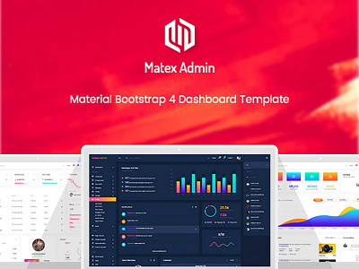 Matex Admin Template admin admin dashboard admin template chameleon cms corporate ecommerce material design modern psd saas