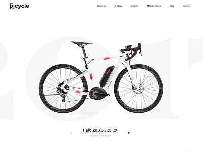 Bicycle - Single Product HTML5 Template clean creative html template landing page one page product single page template