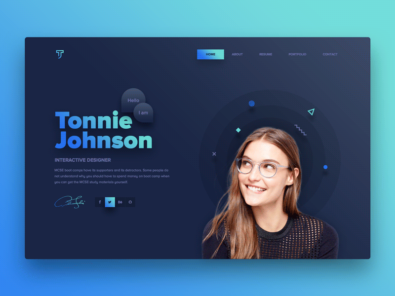 Portfolio Design Concept.