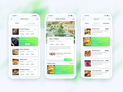 Food Delivery App app app concept clean design food delivery app mobile app psd user interface design