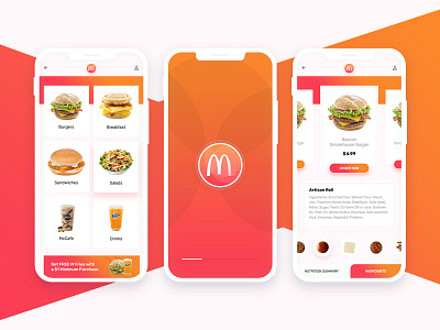 Food App concept app design clean clean creative clean app creative design food delivery app mobile mobile app design modern user interface design