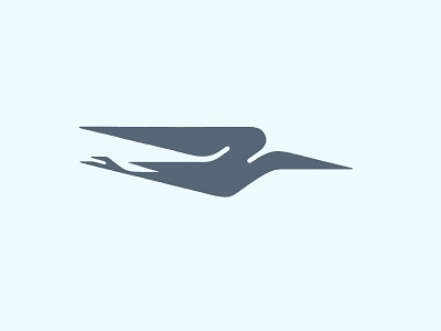 Bird bird elegant heron minimal