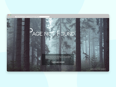 Daily UI - #008 - 404 Page