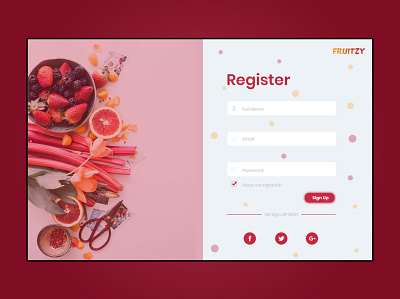 sign up page ui dailyui design graphic graphicdesign interface landingpage photoshop signup form signup page ui uidesign