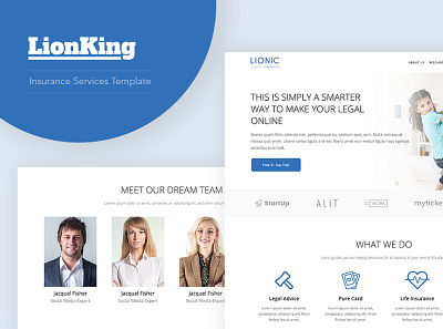 LionKing - WordPress template for Insurance company design gutenberg insurance layer legal retirement ux wordpress theme