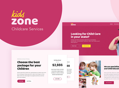 Kids Zone - WordPress Theme for Childcare childcare children gutenberg kid kindergarten woocommerce wordpress theme