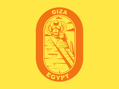 Sticker for Giza, Egypt