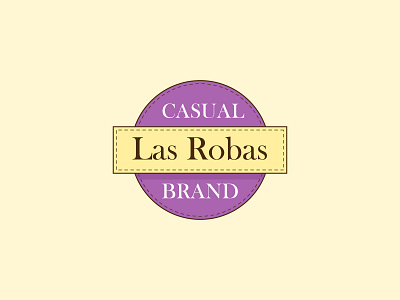 Las Robas logo branding circles clothing geometric icon lettermark logo mark symbol