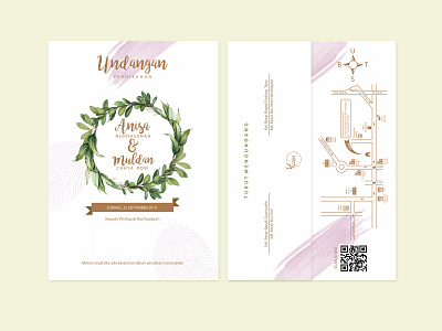 Invitation Rustic clean invitation invitation card invitation design