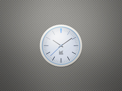 Icon Clock for itStep clock ico icon photoshop