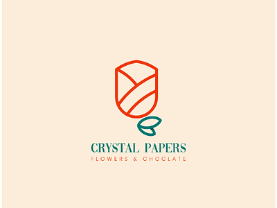 Crystal Papers branding logo