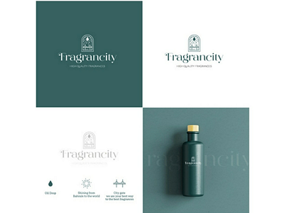 Fragrancity logo branding logo