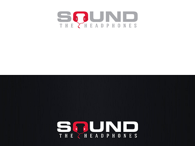 Sound . The headphones Logo logo
