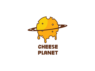 Cheese planet logo logo