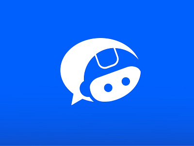Chat Bot Logo branding chatbot illustration logo
