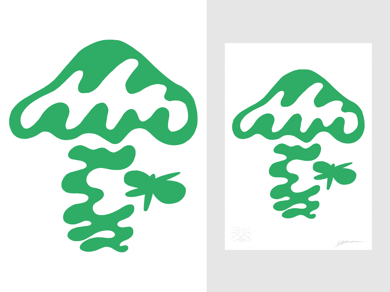 Nature's Shapes VI abstract art abstraction vector collaboration hand drawn drawing illustrator nature illustration nature art nature mushroom symbol graphicdesign sign illustration